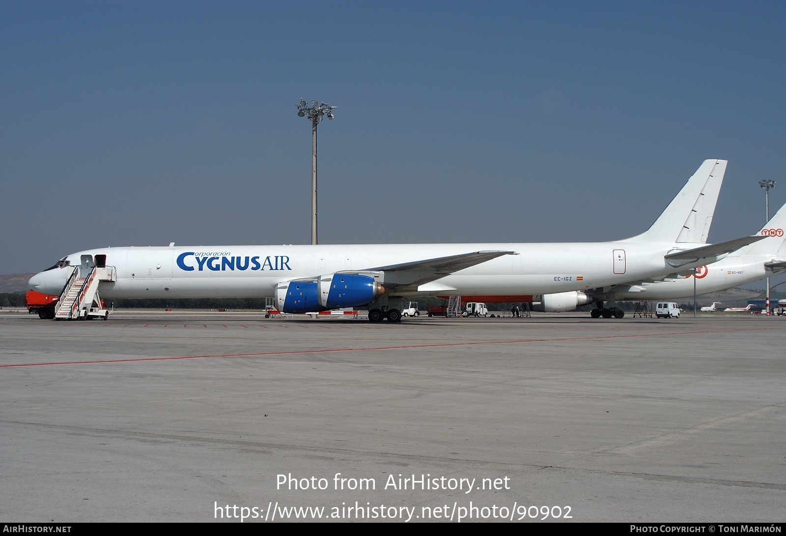 Aircraft Photo of EC-IGZ | McDonnell Douglas DC-8-73(F) | Cygnus Air | AirHistory.net #90902