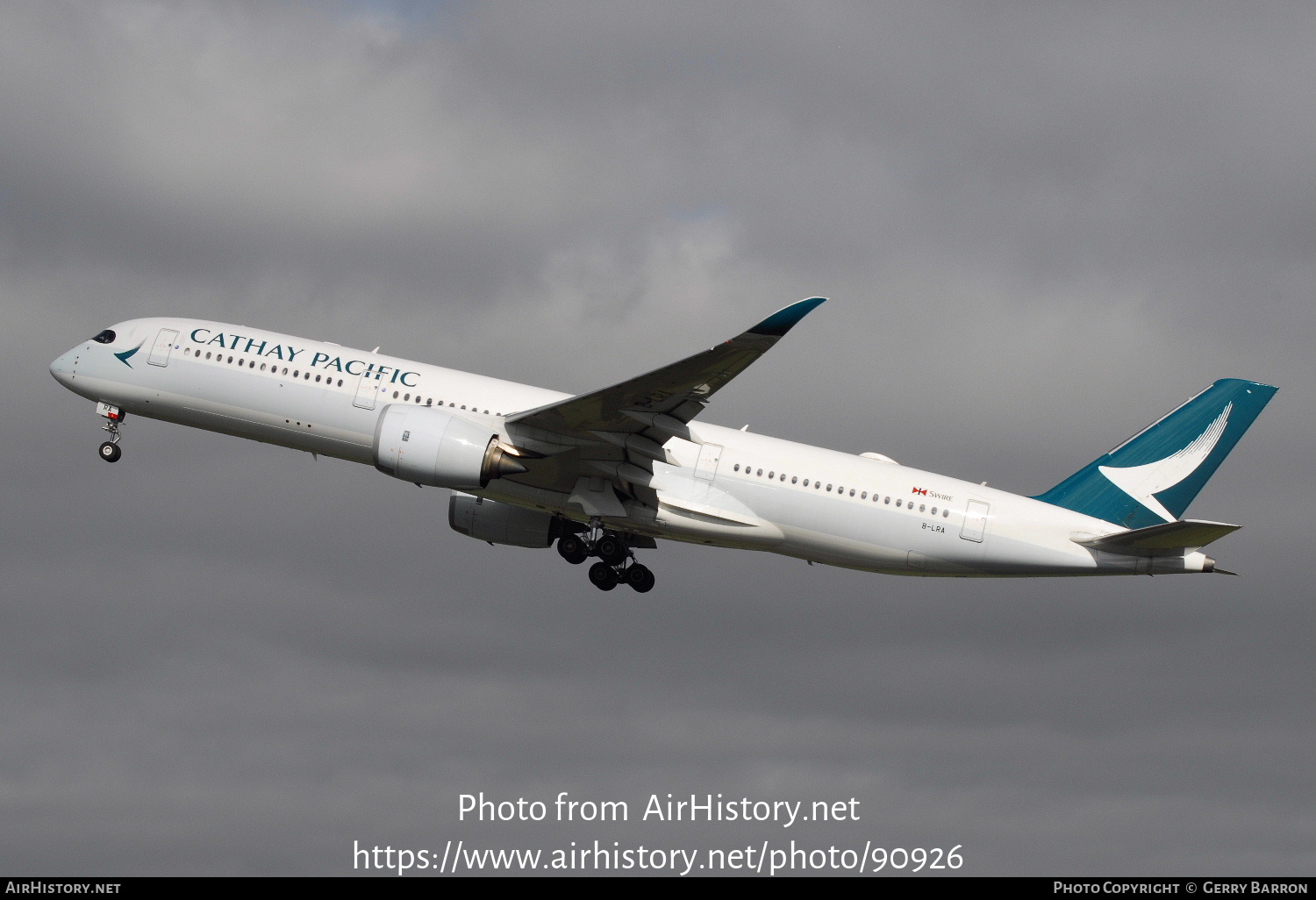 Aircraft Photo of B-LRA | Airbus A350-941 | Cathay Pacific Airways | AirHistory.net #90926