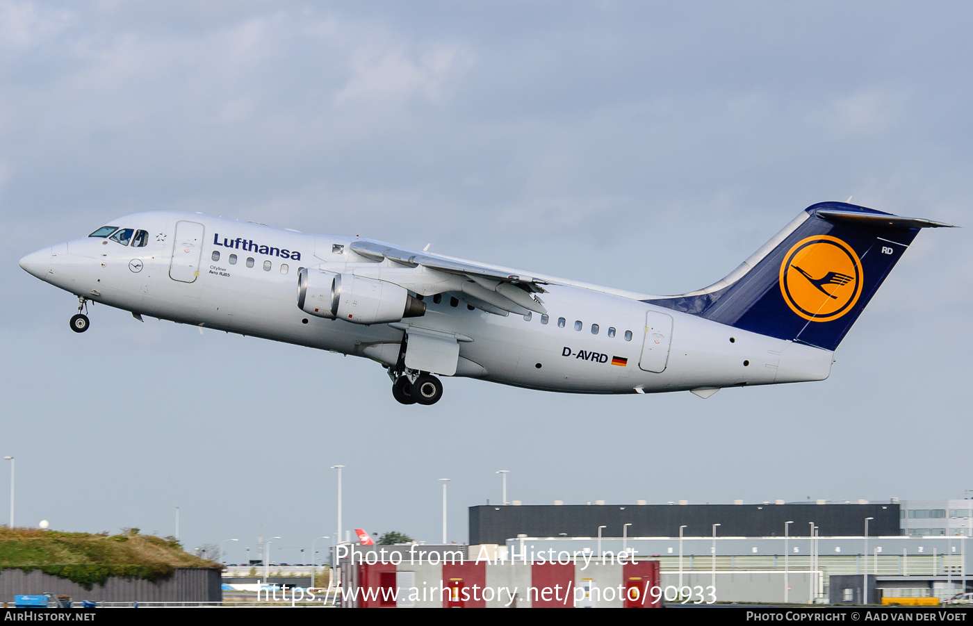 Aircraft Photo of D-AVRD | British Aerospace Avro 146-RJ85 | Lufthansa | AirHistory.net #90933