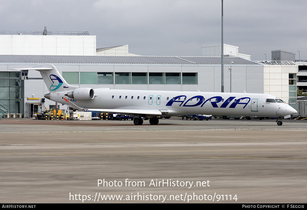 Aircraft Photo of S5-AAO | Bombardier CRJ-900 NG (CL-600-2D24) | Adria Airways | AirHistory.net #91114