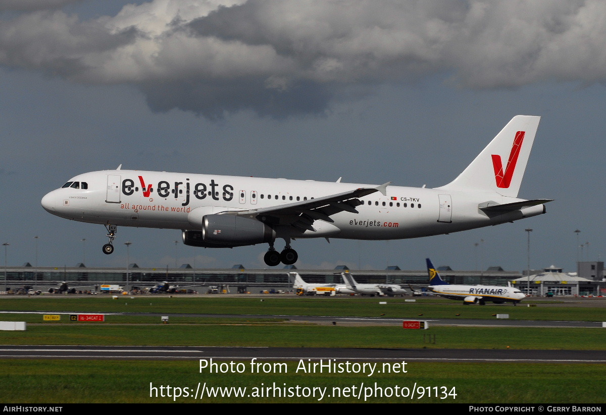 Aircraft Photo of CS-TKV | Airbus A320-232 | Everjets | AirHistory.net #91134