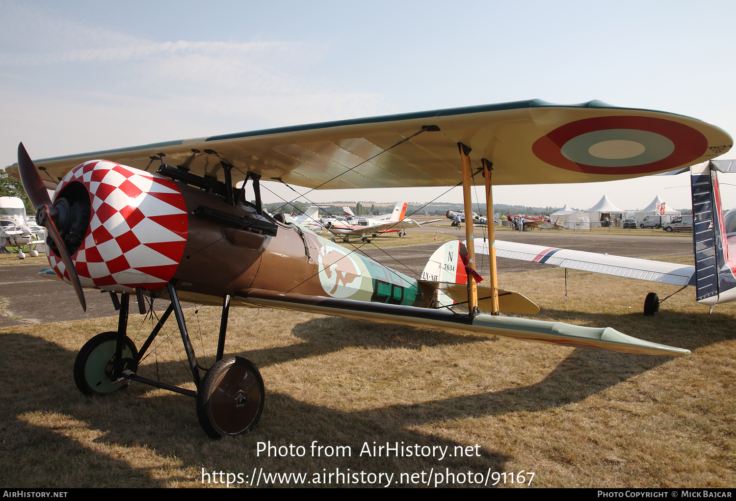 Aircraft Photo of LX-NIE / N7634 | Nieuport 28 (replica) | France - Air Force | AirHistory.net #91167