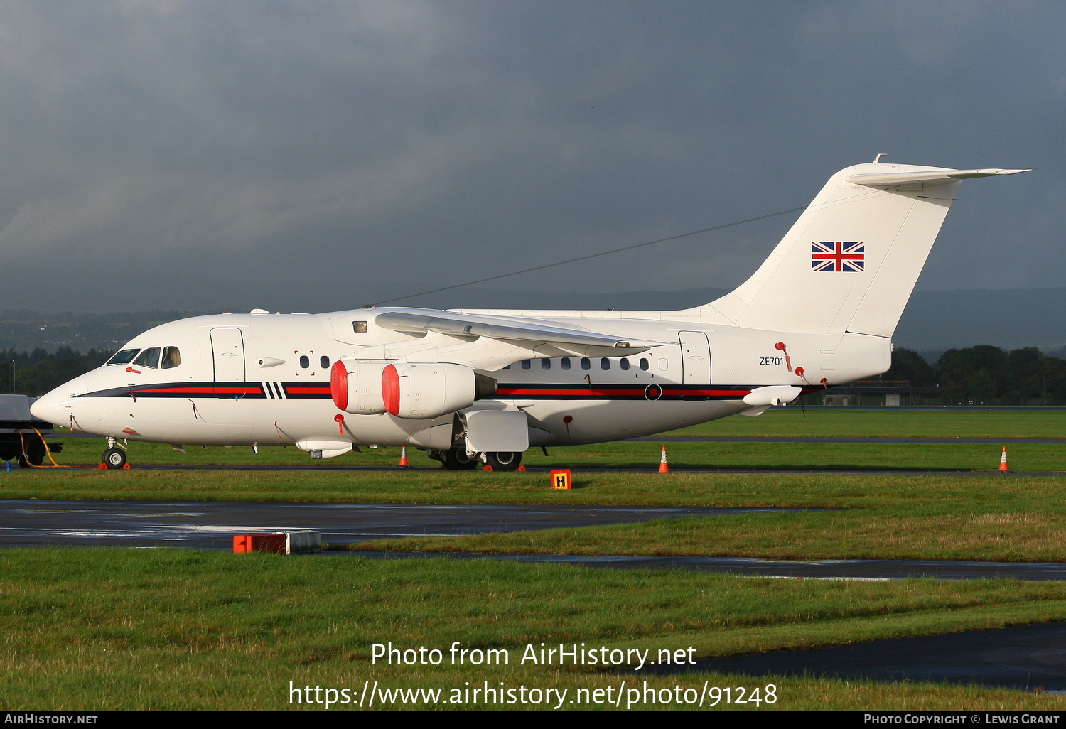 Aircraft Photo of ZE701 | British Aerospace BAe-146 CC.2 | UK - Air Force | AirHistory.net #91248