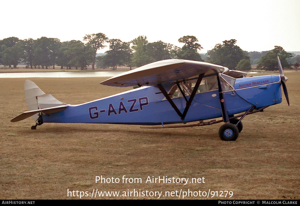 Aircraft Photo of G-AAZP | De Havilland D.H. 80A Puss Moth | AirHistory.net #91279