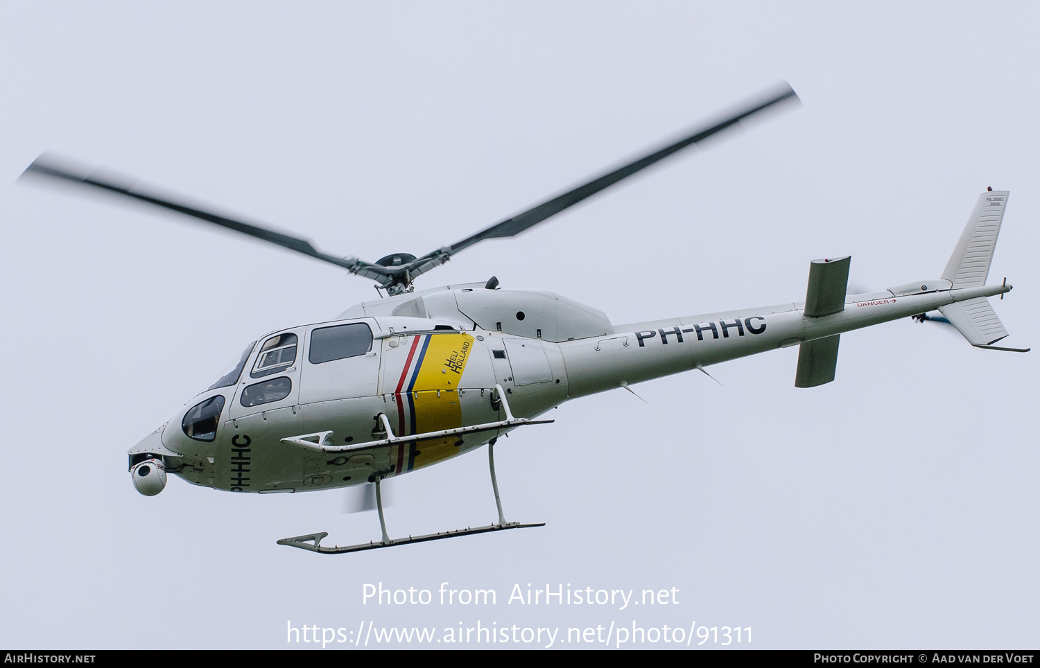 Aircraft Photo of PH-HHC | Aerospatiale AS-355F-1 Ecureuil 2 | Heli Holland | AirHistory.net #91311