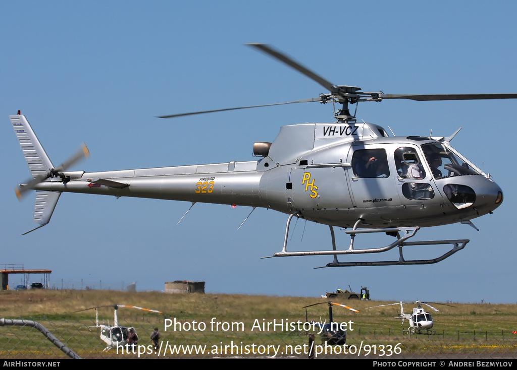 Aircraft Photo of VH-VCZ | Aerospatiale AS-350BA Ecureuil | PHS - Professional Helicopter Services | AirHistory.net #91336