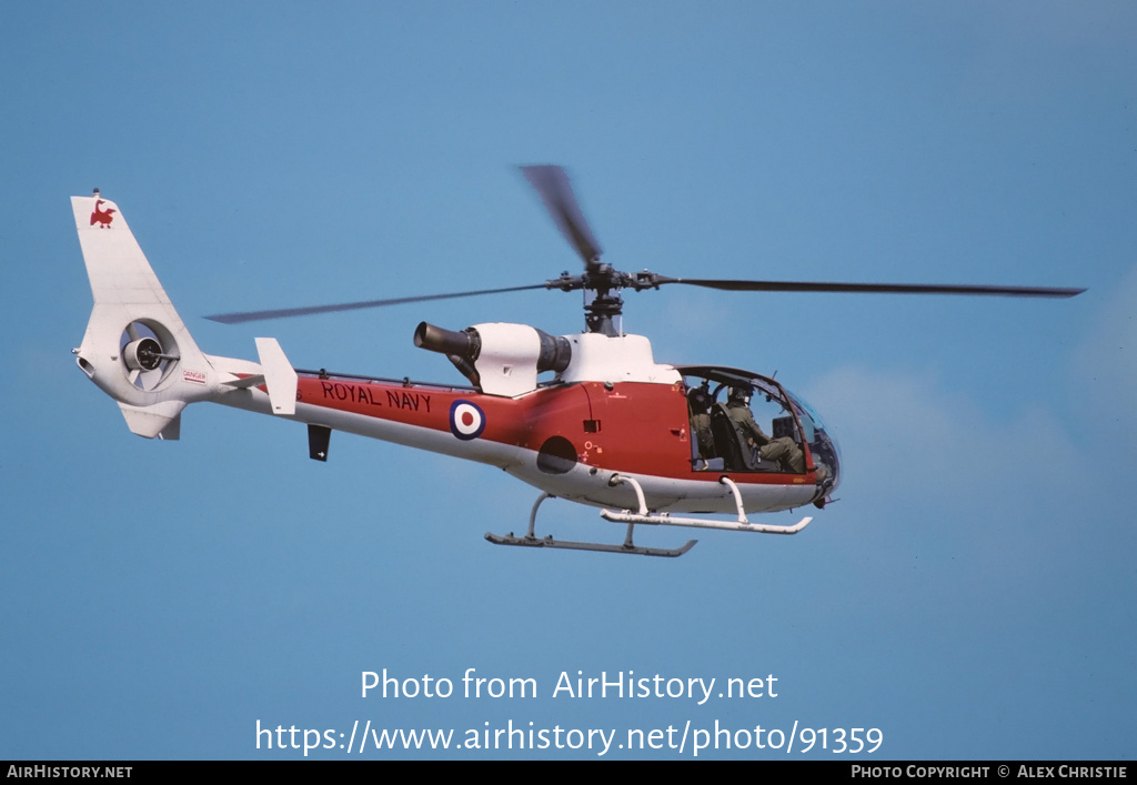 Aircraft Photo of ZB646 | Aerospatiale SA-341C Gazelle HT2 | UK - Navy | AirHistory.net #91359