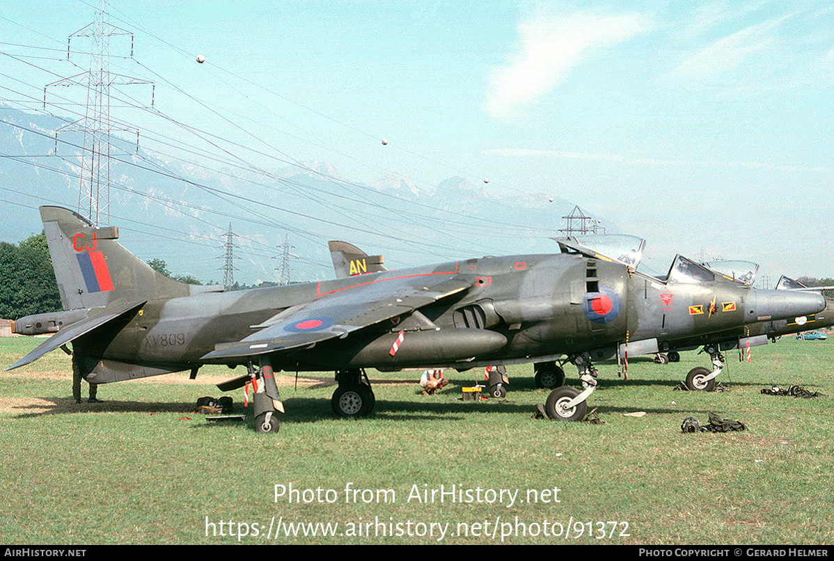 Aircraft Photo of XV809 | Hawker Siddeley Harrier GR3 | UK - Air Force | AirHistory.net #91372