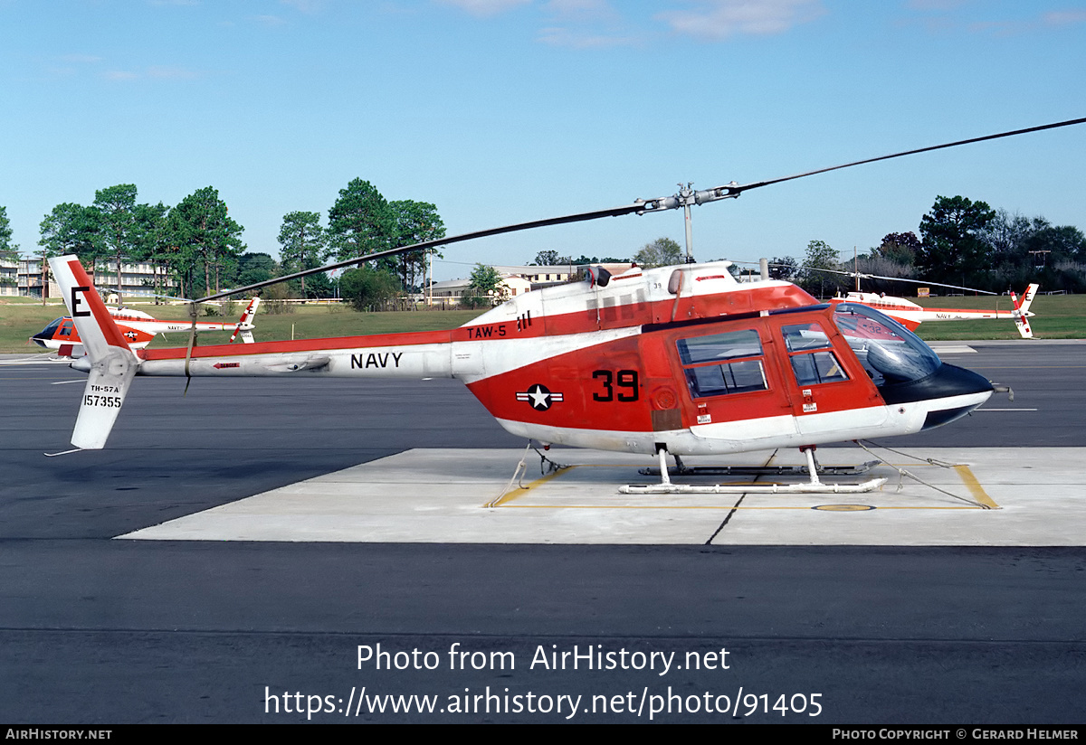 Aircraft Photo of 157355 | Bell TH-57A SeaRanger (206A-1) | USA - Navy | AirHistory.net #91405