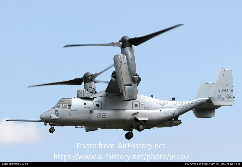 Aircraft Photo of 166391 | Bell-Boeing MV-22B Osprey | USA - Marines | AirHistory.net #91407