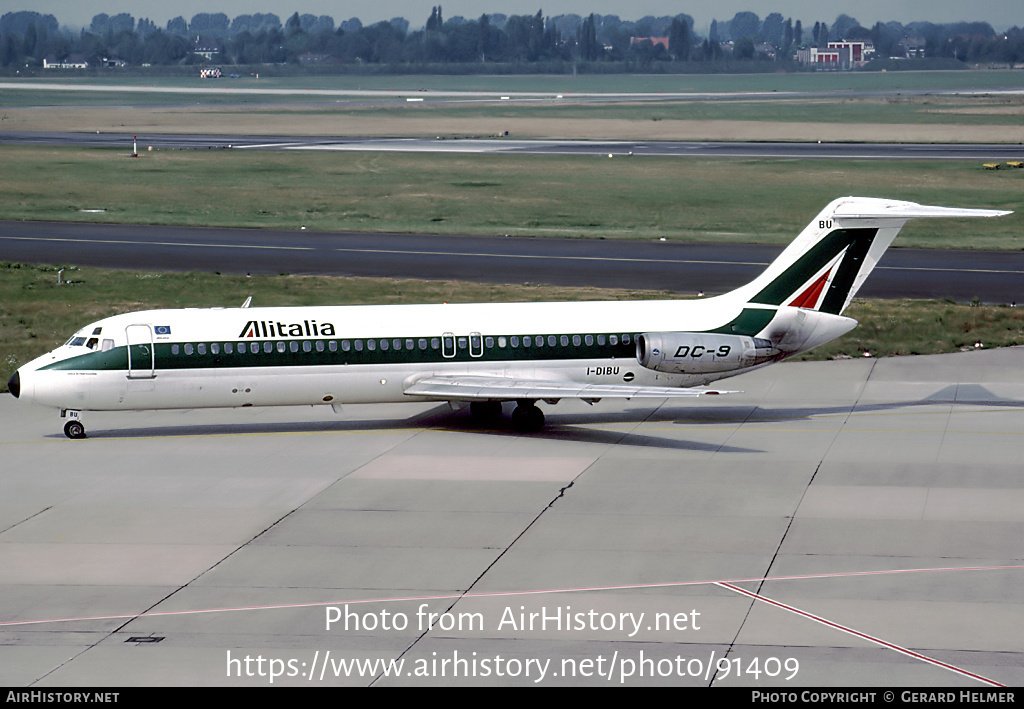 Aircraft Photo of I-DIBU | McDonnell Douglas DC-9-32 | Alitalia | AirHistory.net #91409
