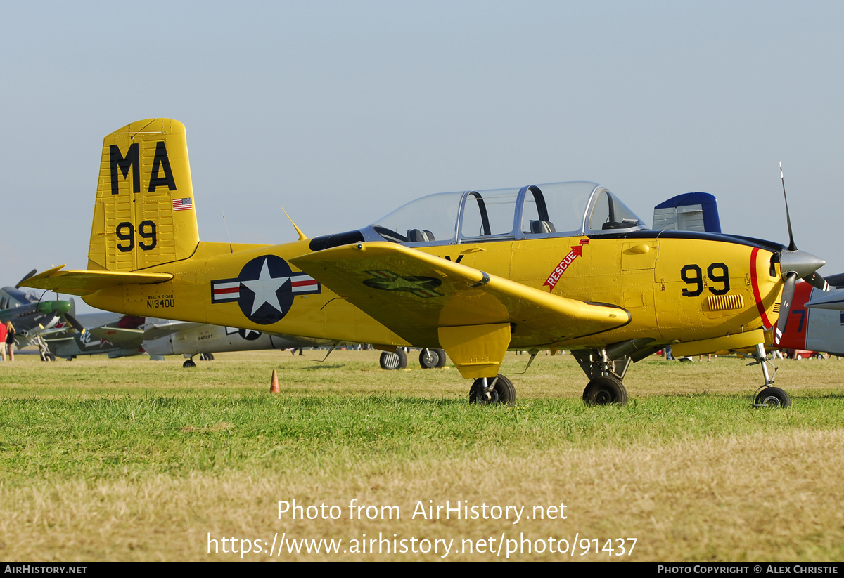 Aircraft Photo of N1340U | Beech T-34B Mentor | USA - Navy | AirHistory.net #91437