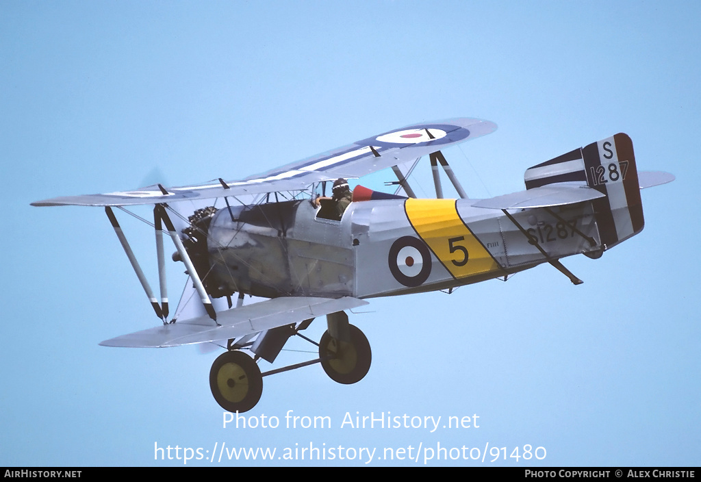 Aircraft Photo of G-BEYB / S1287 | Fairey Flycatcher (replica) | UK - Air Force | AirHistory.net #91480