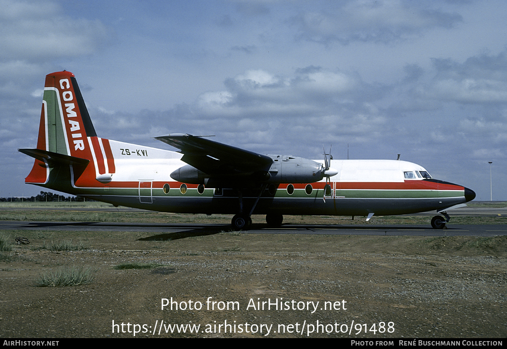 Aircraft Photo of ZS-KVI | Fokker F27-200 Friendship | Comair | AirHistory.net #91488