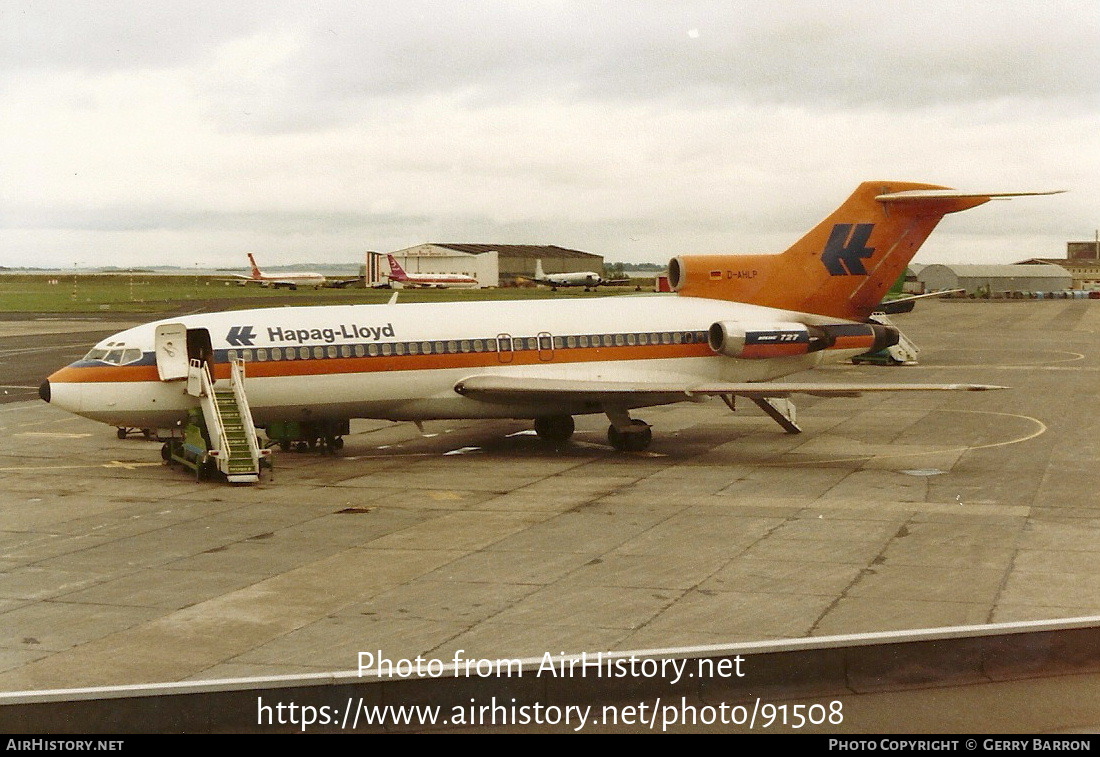 Aircraft Photo of D-AHLP | Boeing 727-14 | Hapag-Lloyd | AirHistory.net #91508