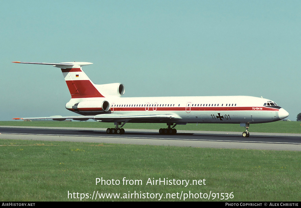 Aircraft Photo of 1101 | Tupolev Tu-154M | Germany - Air Force | AirHistory.net #91536