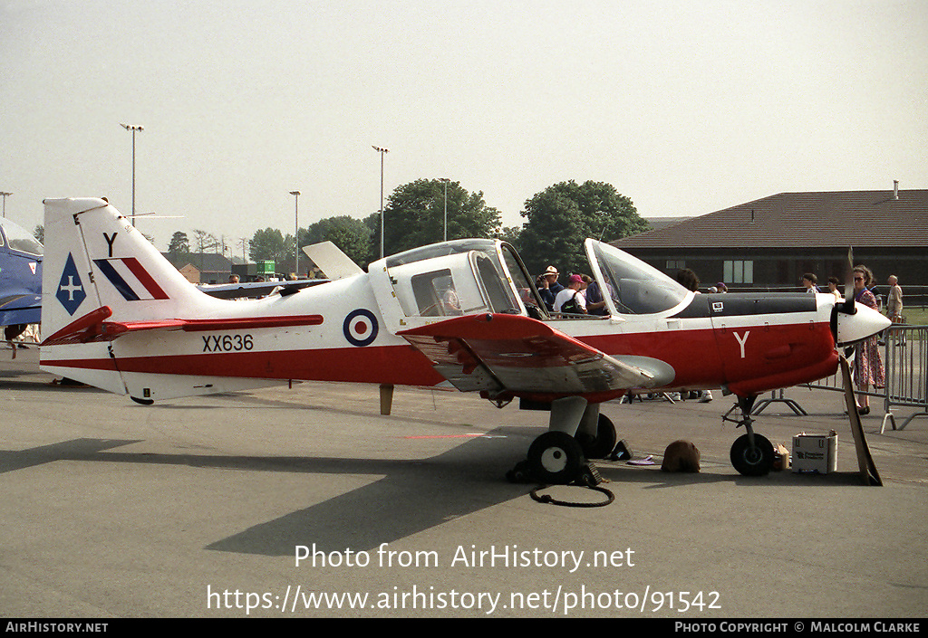 Aircraft Photo of XX636 | Scottish Aviation Bulldog T1 | UK - Air Force | AirHistory.net #91542