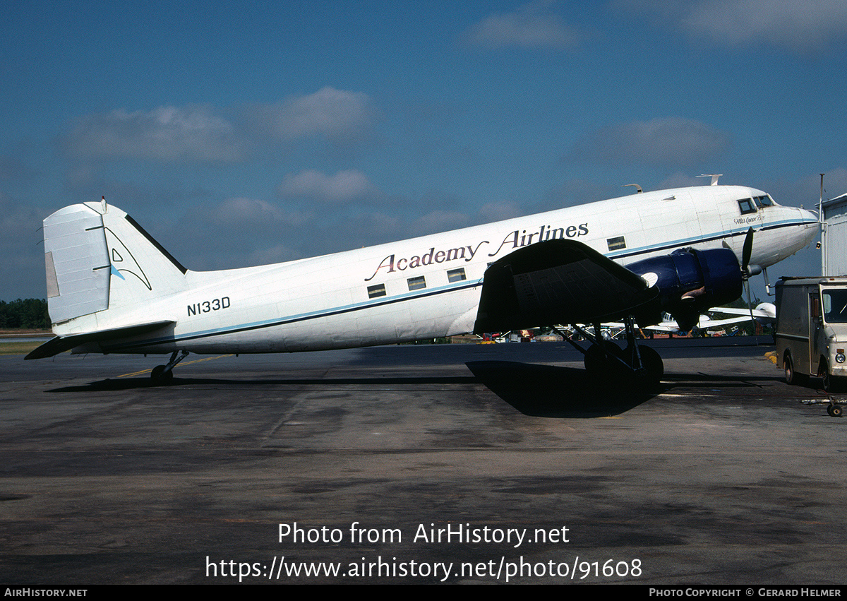 Aircraft Photo of N133D | Douglas DC-3(A) | Academy Airlines | AirHistory.net #91608