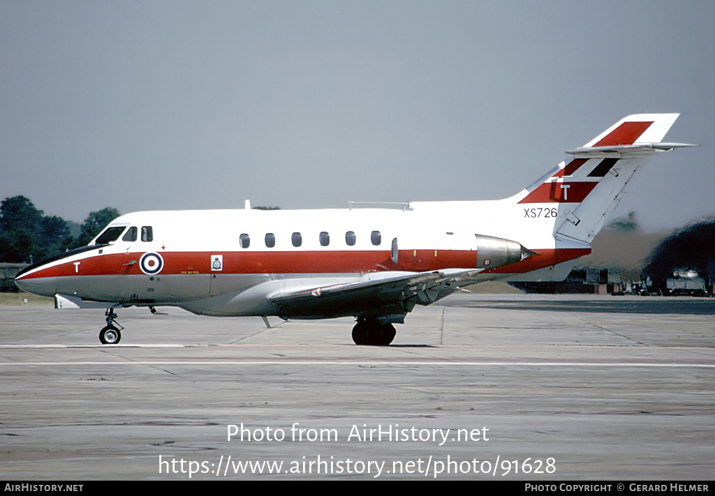 Aircraft Photo of XS726 | Hawker Siddeley HS-125-2 Dominie T1 | UK - Air Force | AirHistory.net #91628