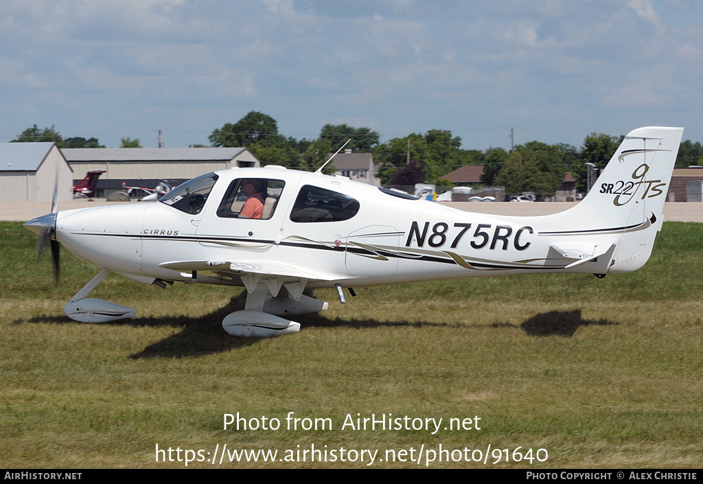 Aircraft Photo of N875RC | Cirrus SR-22 G2-GTS | AirHistory.net #91640