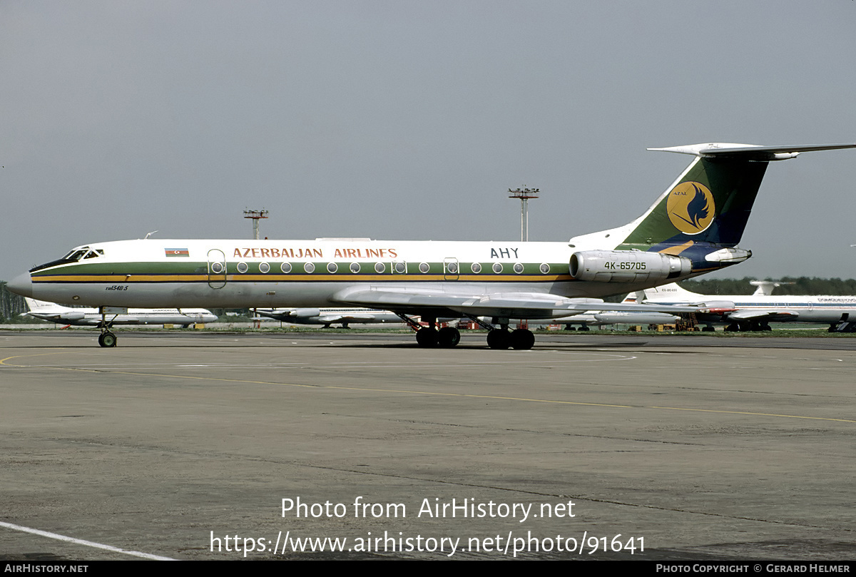 Aircraft Photo of 4K-65705 | Tupolev Tu-134B-3 | Azerbaijan Airlines - AZAL - AHY | AirHistory.net #91641