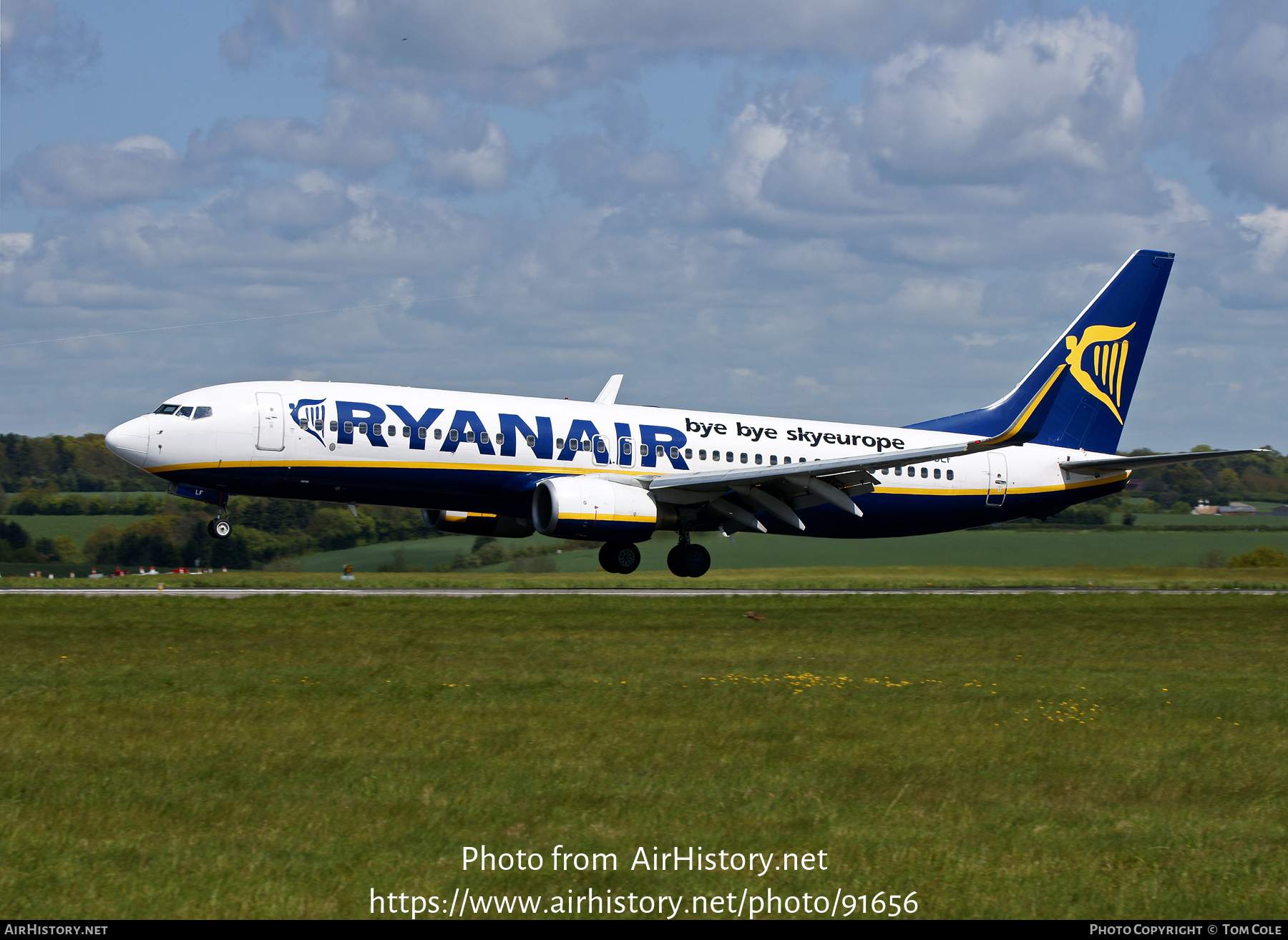 Aircraft Photo of EI-DLF | Boeing 737-8AS | Ryanair | AirHistory.net #91656