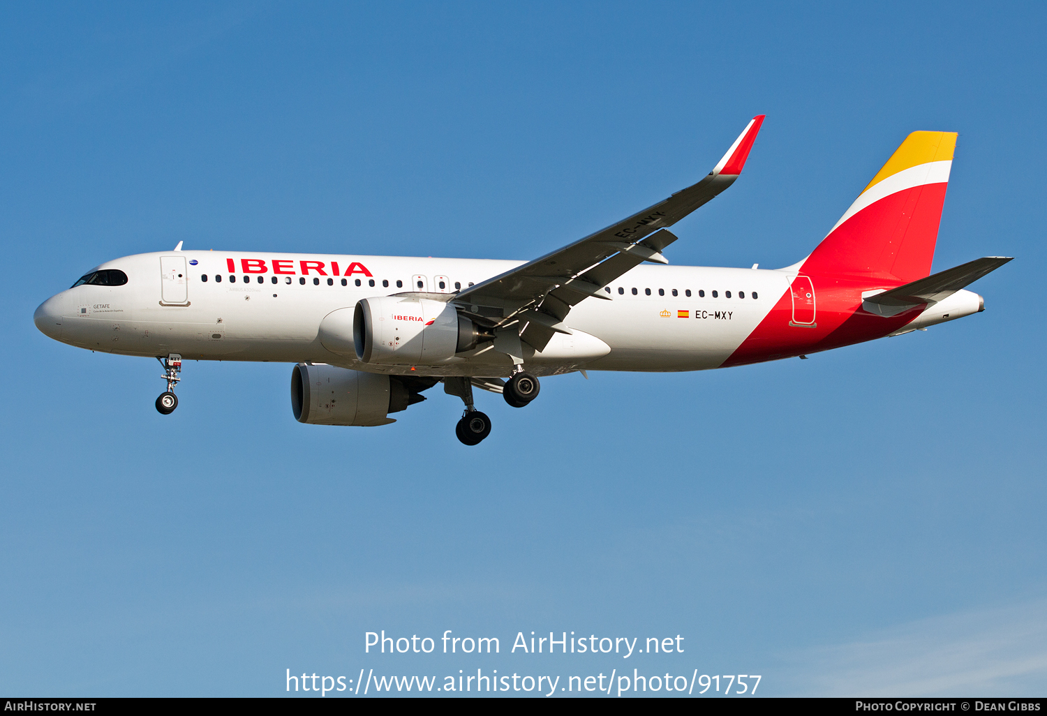 Aircraft Photo of EC-MXY | Airbus A320-251N | Iberia | AirHistory.net #91757