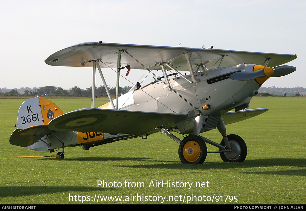 Aircraft Photo of G-BURZ / K3661 | Hawker Nimrod Mk2 | UK - Navy | AirHistory.net #91795