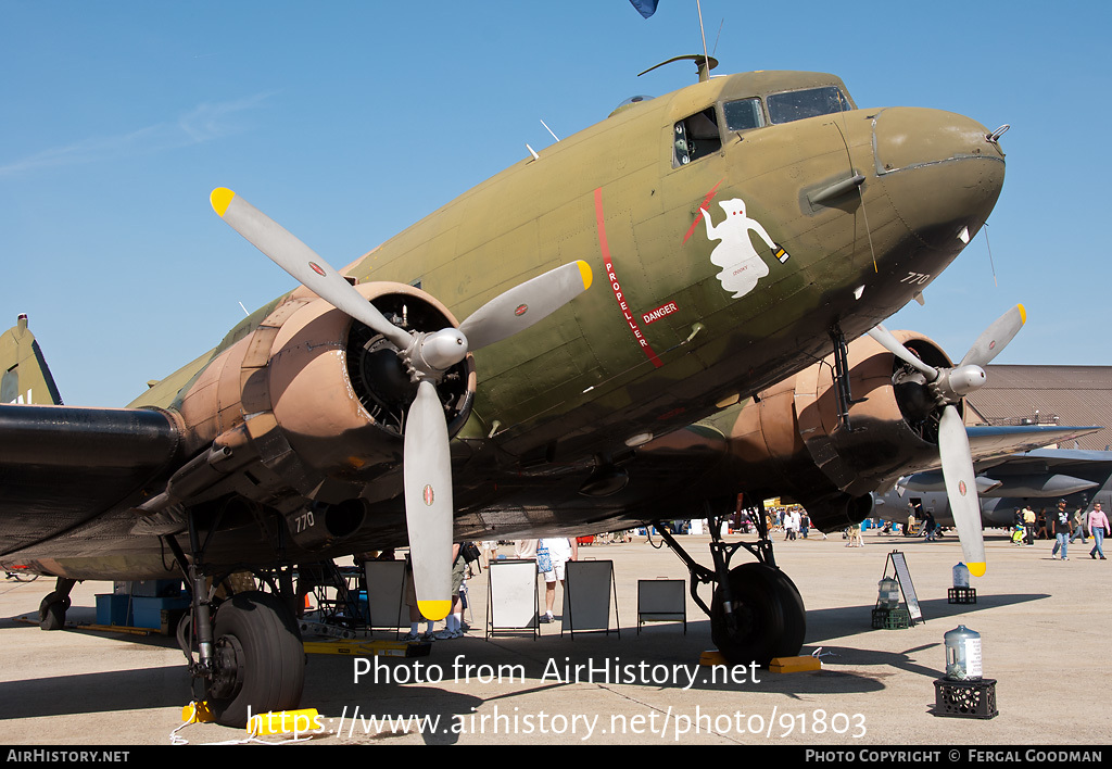 Aircraft Photo of N2805J / 43-770 | Douglas C-47D Skytrain | USA - Air Force | AirHistory.net #91803