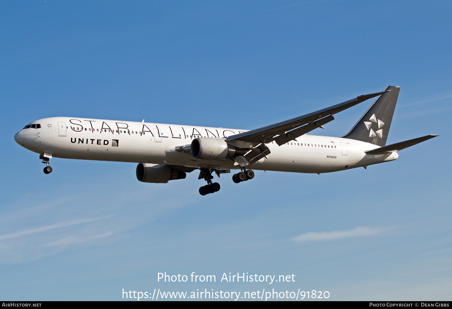 Aircraft Photo of N76055 | Boeing 767-424/ER | United Airlines | AirHistory.net #91820