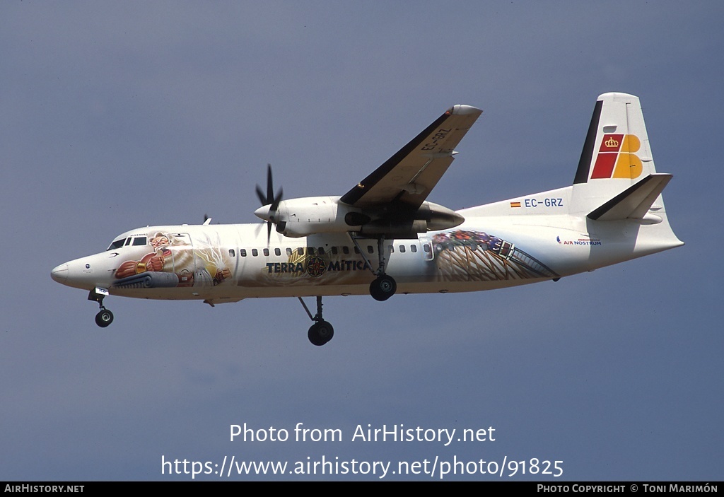 Aircraft Photo of EC-GRZ | Fokker 50 | Iberia Regional | AirHistory.net #91825