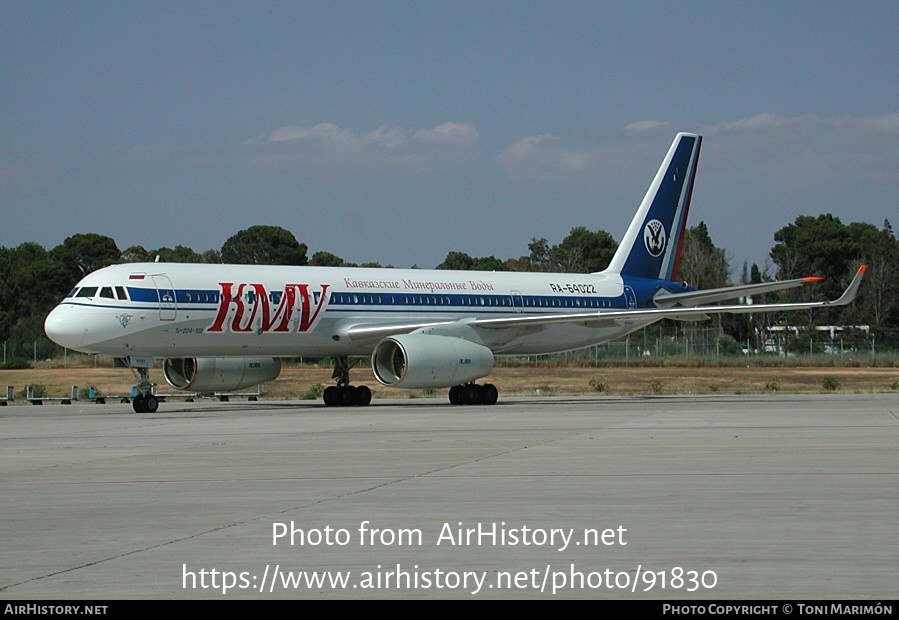 Aircraft Photo of RA-64022 | Tupolev Tu-204-100 | KMV - Kavkazskie Mineralnye Vody | AirHistory.net #91830