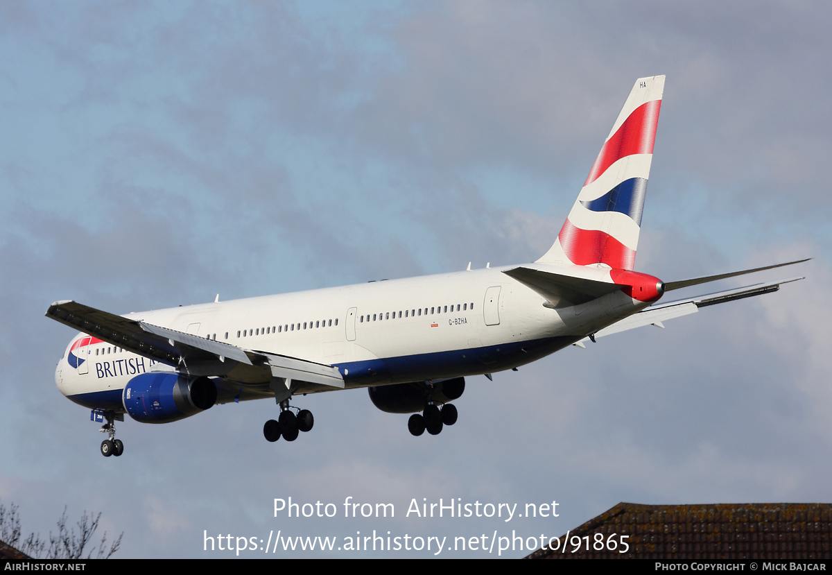 Aircraft Photo of G-BZHA | Boeing 767-336/ER | British Airways | AirHistory.net #91865