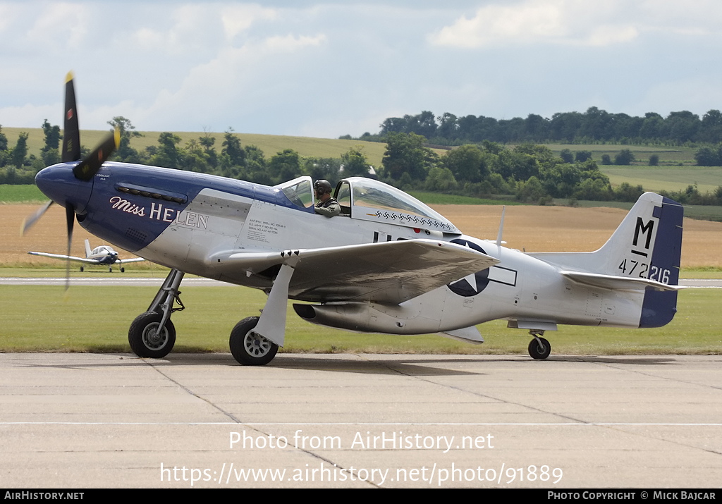 Aircraft Photo of G-BIXL / 472216 | North American P-51D Mustang | USA - Air Force | AirHistory.net #91889