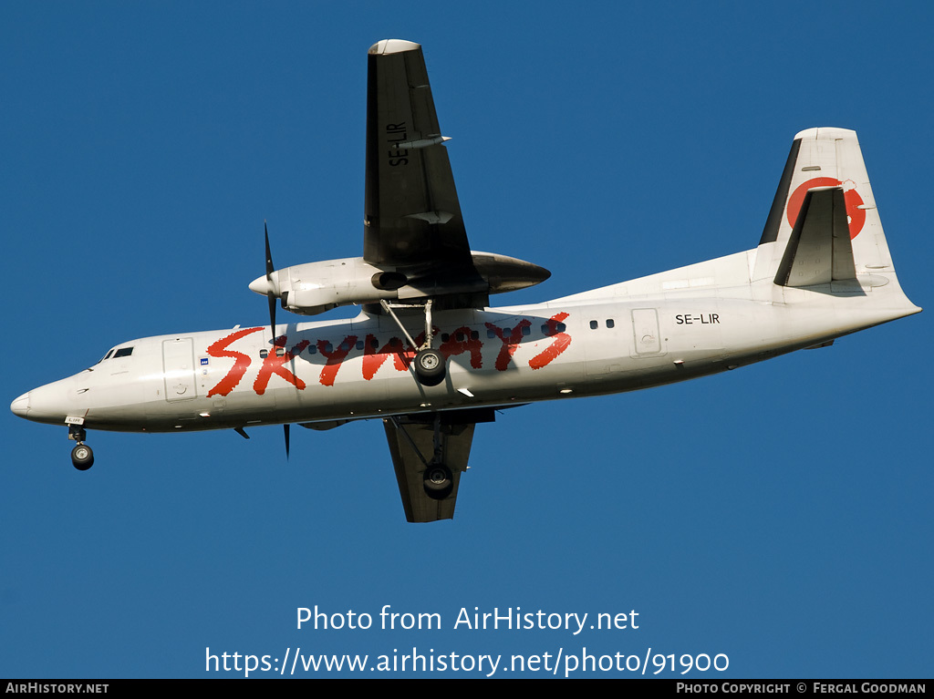 Aircraft Photo of SE-LIR | Fokker 50 | Skyways | AirHistory.net #91900