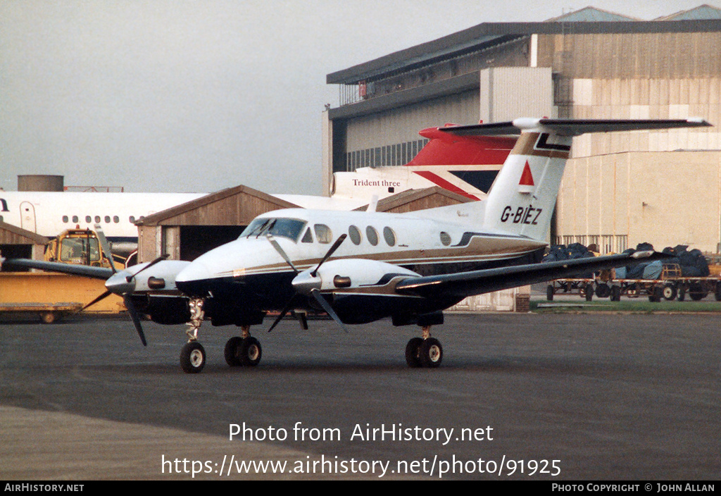 Aircraft Photo of G-BIEZ | Beech F90 King Air | Bass | AirHistory.net #91925