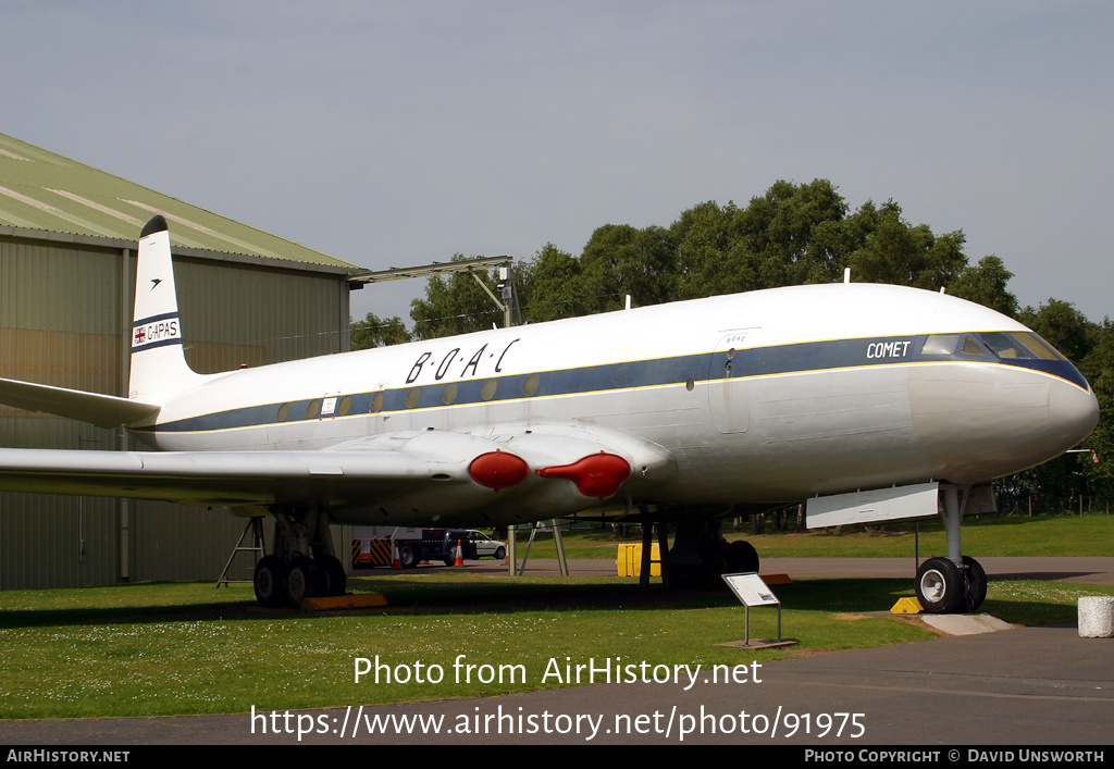 Aircraft Photo of G-APAS | De Havilland D.H. 106 Comet 1XB | BOAC - British Overseas Airways Corporation | AirHistory.net #91975