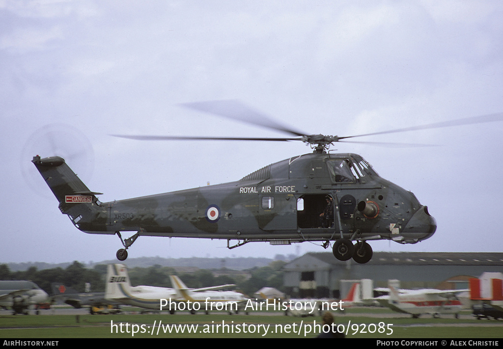 Aircraft Photo of XR503 | Westland WS-58 Wessex HC.2 | UK - Air Force | AirHistory.net #92085