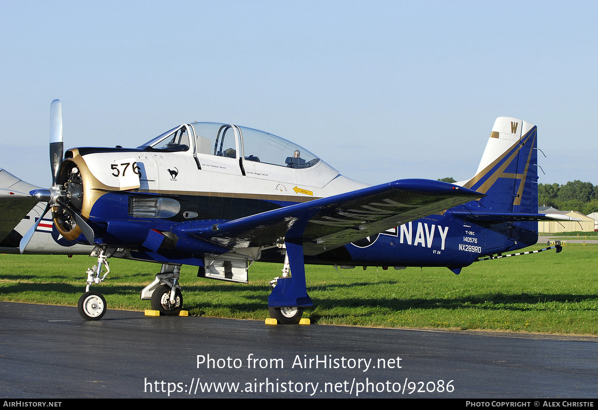 Aircraft Photo of N289RD / NX289RD / 140576 | North American T-28C Trojan | USA - Navy | AirHistory.net #92086