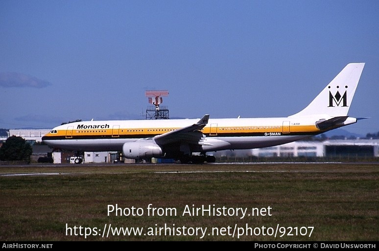 Aircraft Photo of G-SMAN | Airbus A330-243 | Monarch Airlines | AirHistory.net #92107