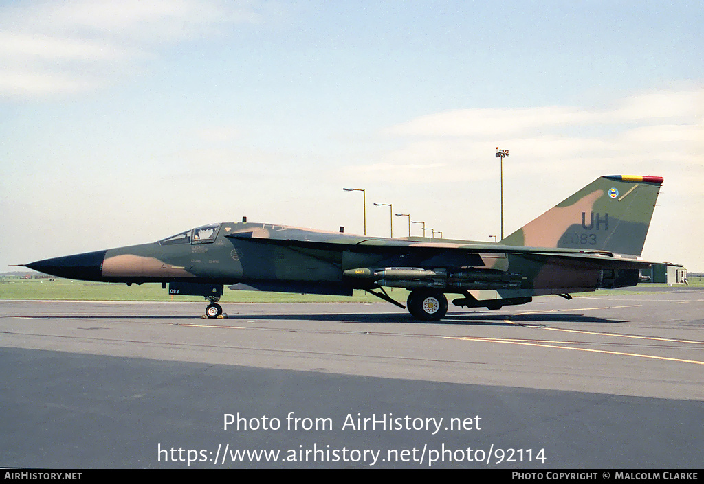 Aircraft Photo of 68-0083 / AF68-083 | General Dynamics F-111E Aardvark | USA - Air Force | AirHistory.net #92114