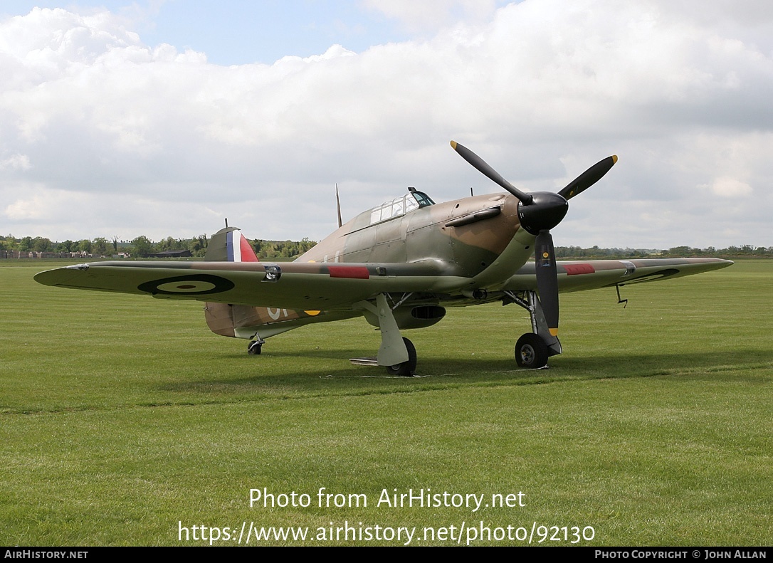 Aircraft Photo of G-HUPW / R4118 | Hawker Hurricane Mk1 | UK - Air Force | AirHistory.net #92130