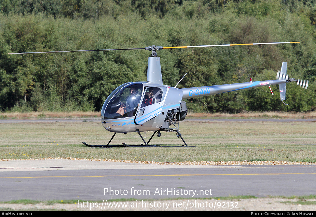 Aircraft Photo of G-OAVA | Robinson R-22 Beta II | Phoenix Helicopter Academy | AirHistory.net #92132