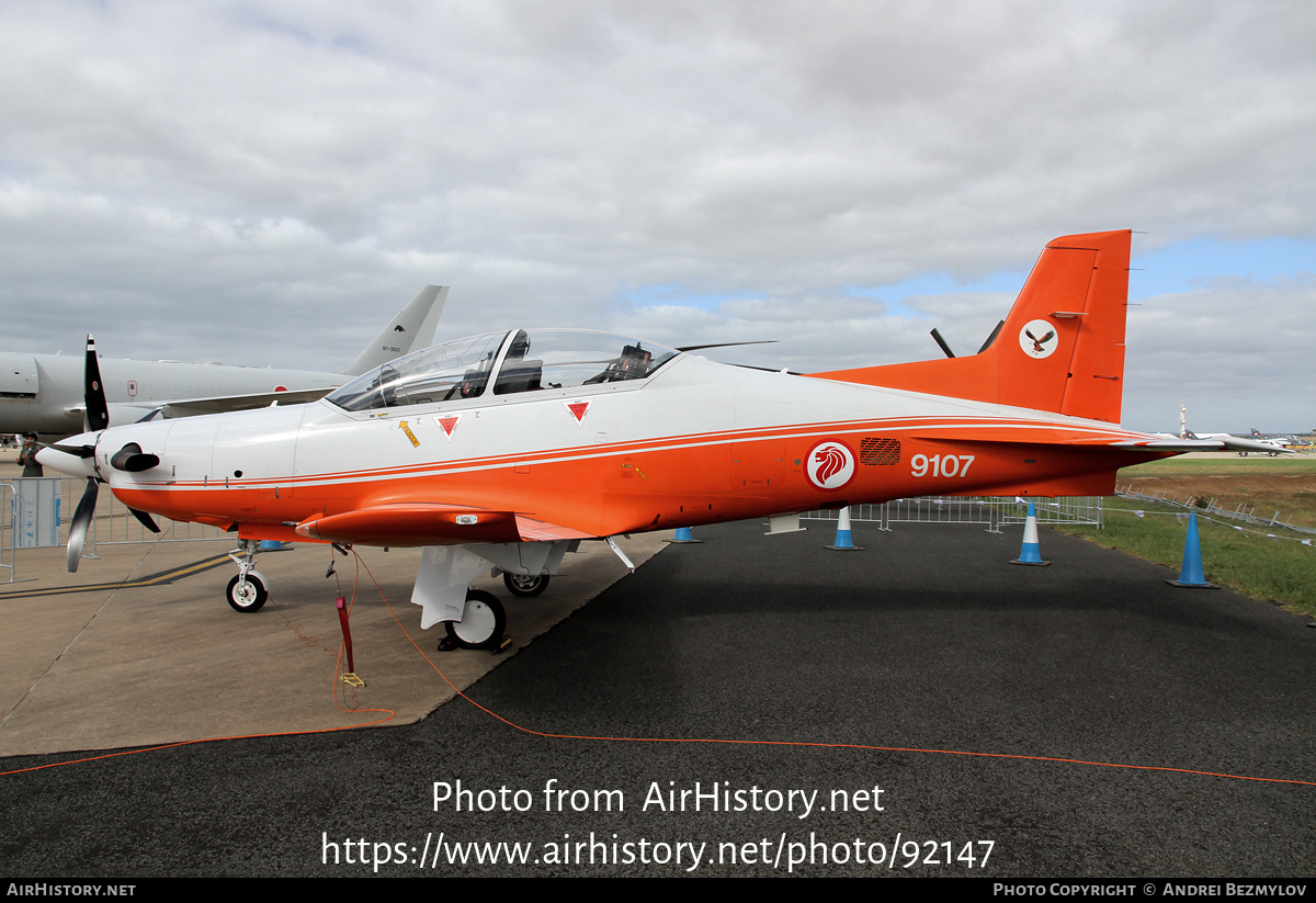 Aircraft Photo of 9107 | Pilatus PC-21 | Singapore - Air Force | AirHistory.net #92147