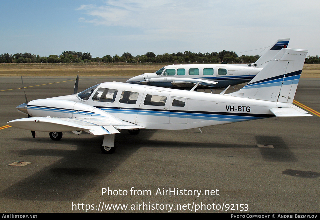 Aircraft Photo of VH-BTG | Piper PA-34-200T Seneca II | AirHistory.net #92153