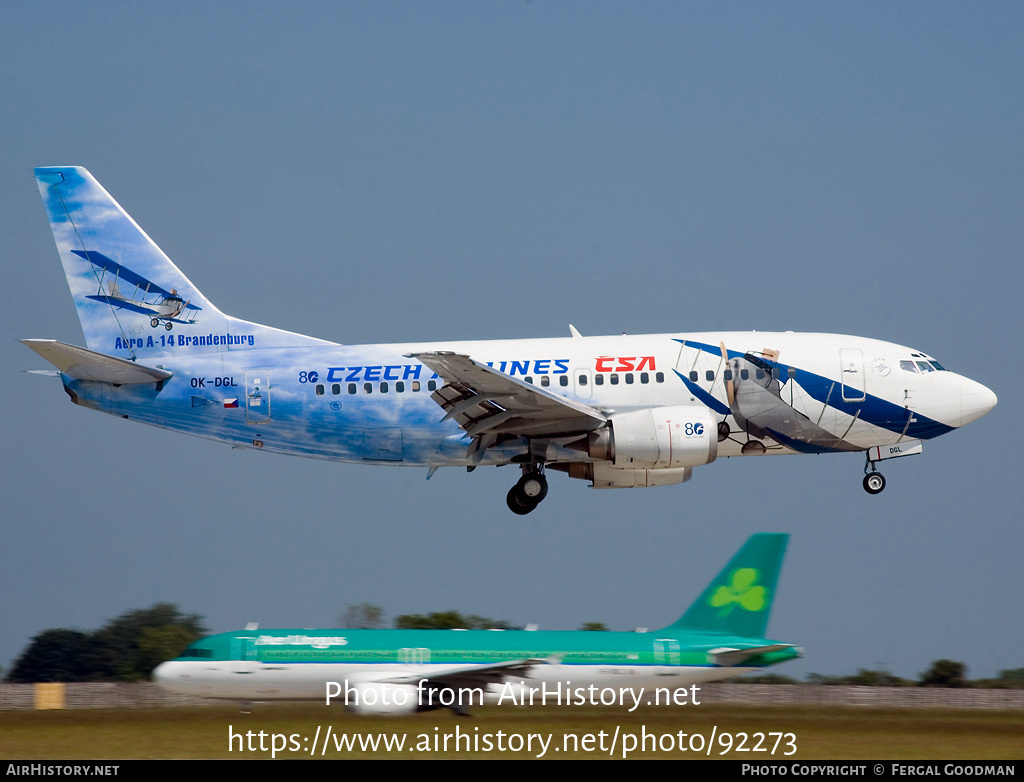 Aircraft Photo of OK-DGL | Boeing 737-55S | ČSA - Czech Airlines | AirHistory.net #92273