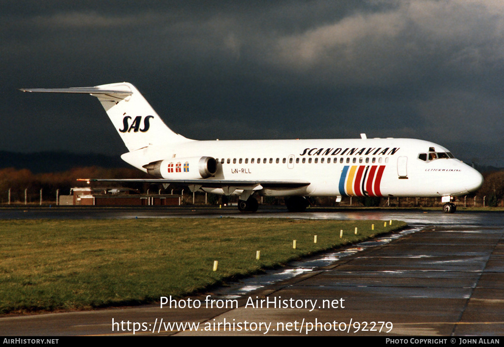 Aircraft Photo of LN-RLL | McDonnell Douglas DC-9-21 | Scandinavian Airlines - SAS | AirHistory.net #92279