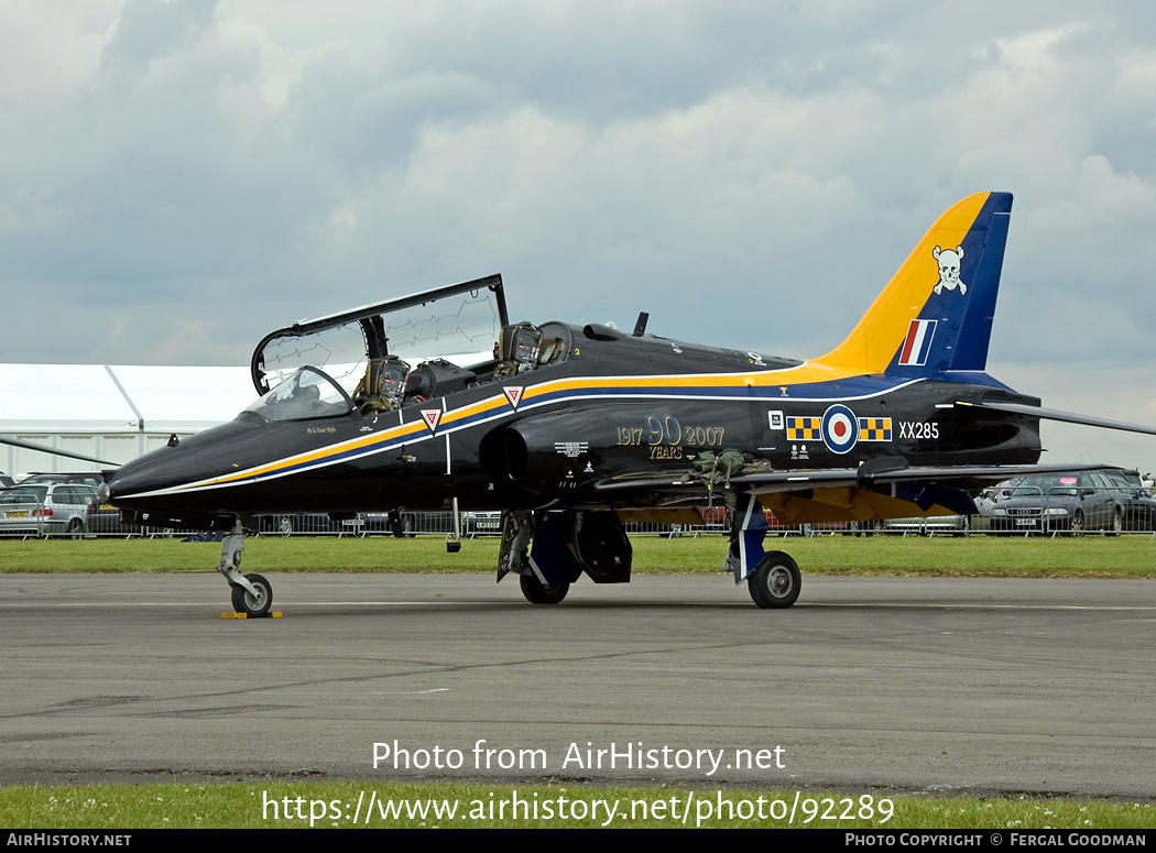 Aircraft Photo of XX285 | British Aerospace Hawk T1A | UK - Air Force | AirHistory.net #92289