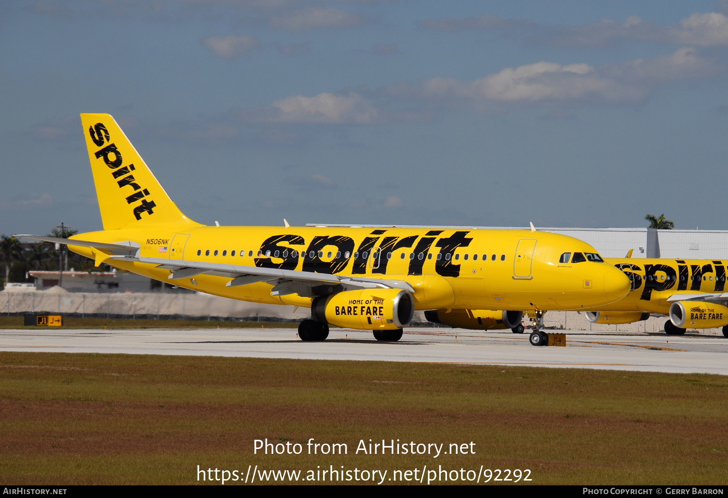 Aircraft Photo of N506NK | Airbus A319-132 | Spirit Airlines | AirHistory.net #92292