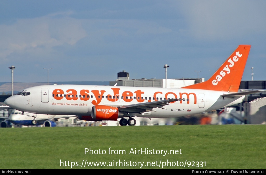 Aircraft Photo of G-OMUC | Boeing 737-36Q | EasyJet | AirHistory.net #92331